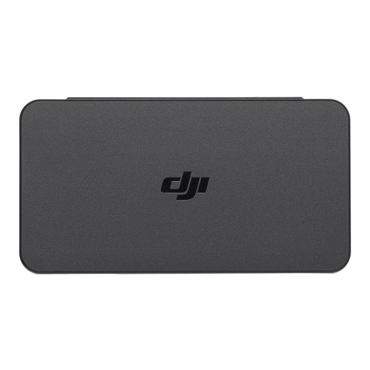 Schwarze rechteckige Box mit dem DJI-Logo.