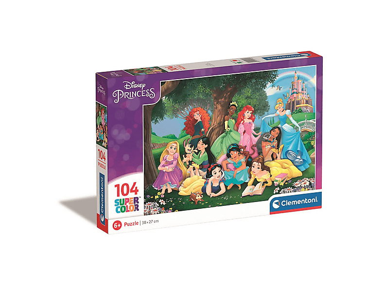 CLEMENTONI CLEMENTONI Disney Prinzessinnen Puzzle 104 Teile Puzzles ...