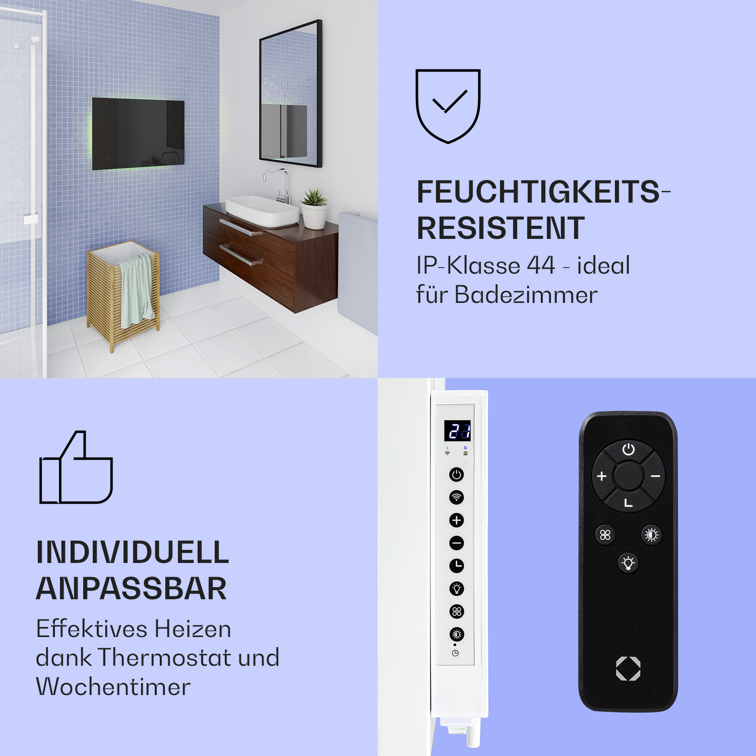 Schwarzes rechteckiges Panel mit leuchtend gelbem Rand.