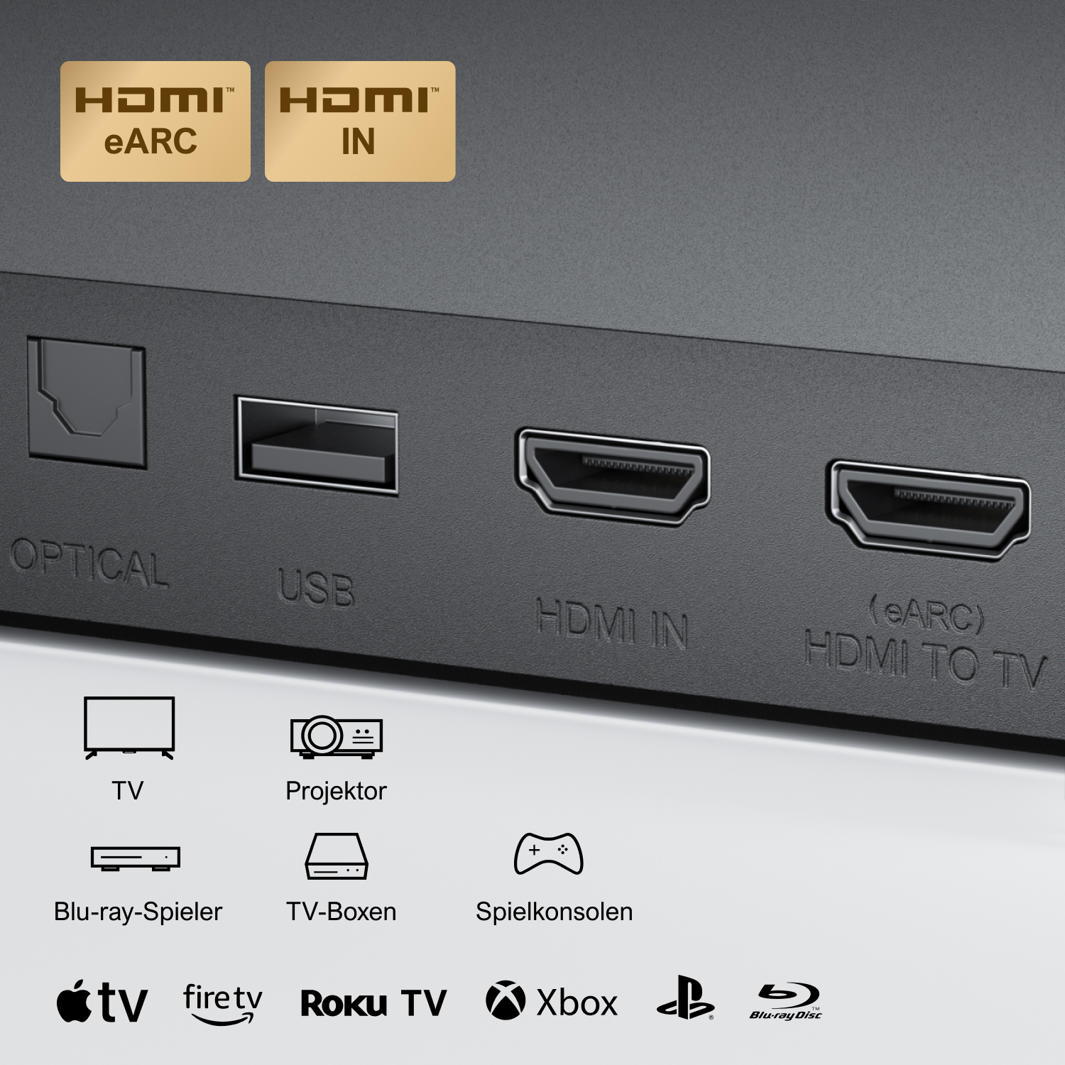 ULTIMEA Dolby Atmos Barra De Sonido para TV, Potencia Máxima 190W