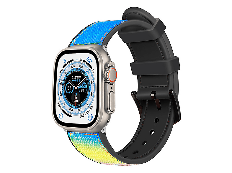 STRAP-IT© Stalen Band Geschikt Voor Amazfit GTR 3  Pro  Smartwatch Bandje Zwart Rood Meerkleurig 157589253