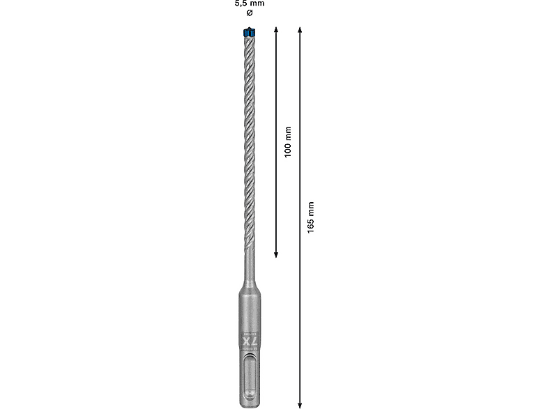Bosch Expert SDS plus-7X Hammerbohrer 8 x 100 x 165 mm - 2608900088