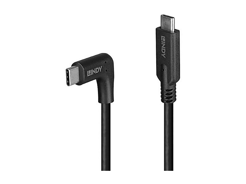 LINDY USB 3.2 Kabel 1.5 M – Typ A Auf C Mit 90° Winkel Für Einfaches Anschließen