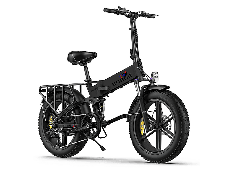 ENGWE ENGINE X Kompakt-/Faltrad (Laufradgröße: 20 Zoll, Unisex-Rad, Schwarz)