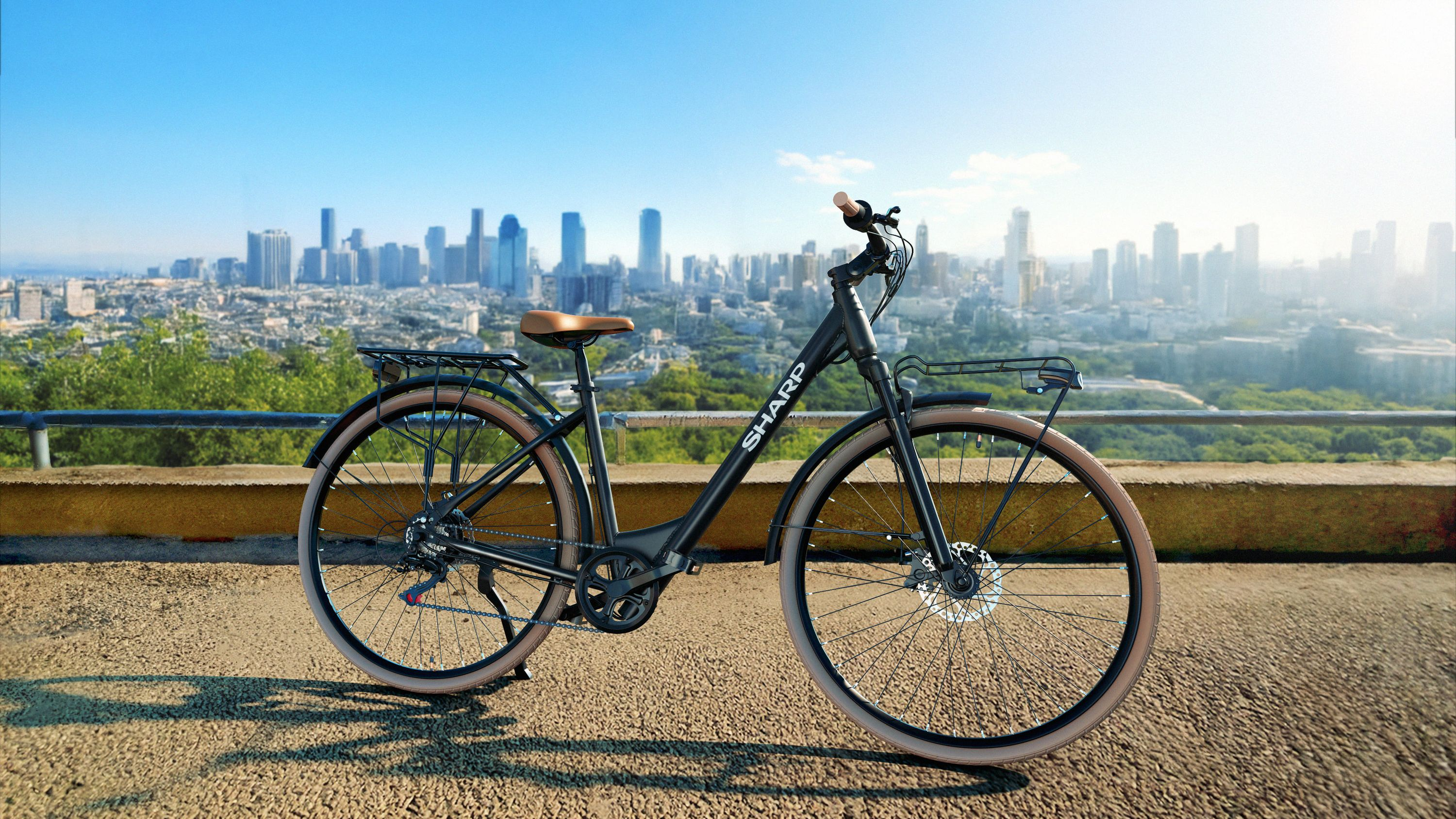 SHARP DM02EB Citybike (Laufradgre: 28 Zoll, Rahmenhhe: 51 cm, Damen-Rad,  470 Wh, schwarz) | MediaMarkt