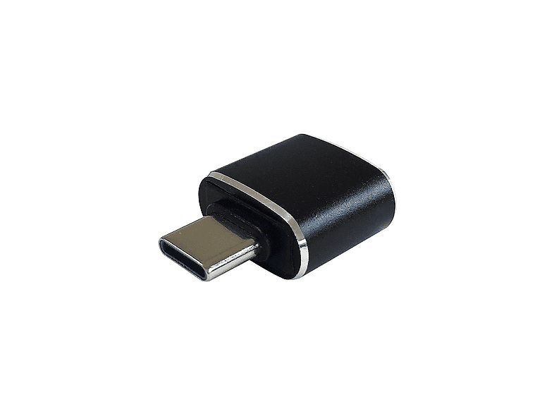 Aisens Mini Adaptador USB 3.2 Gen2/USB 2.03A - Tipo USB-C/H-A/M - Color Gris