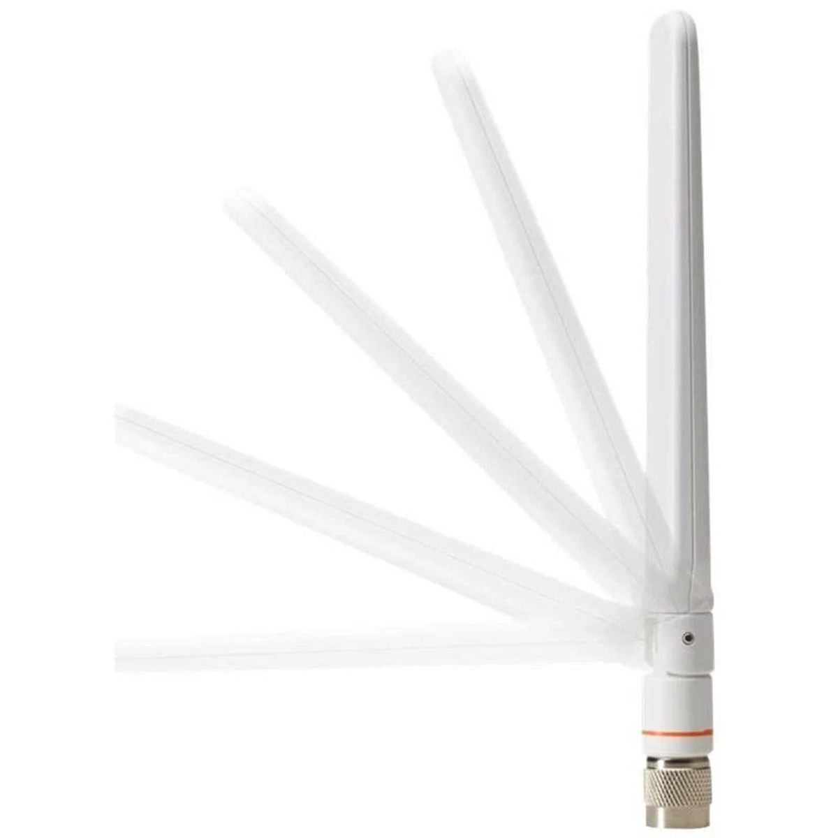 Un cable blanco de Lightning a USB.