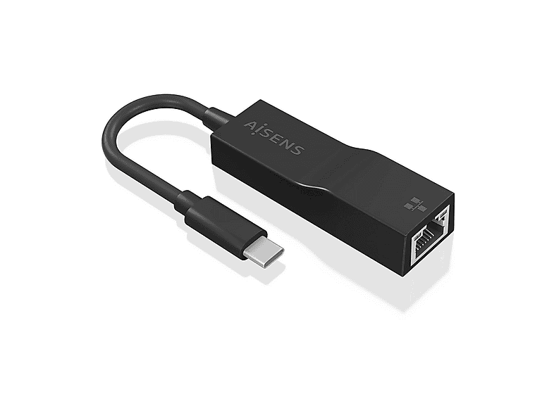 AISENS Mini Adattatore USB-C A USB-A 3.2 Gen2 - Nero, Ricarica 3A