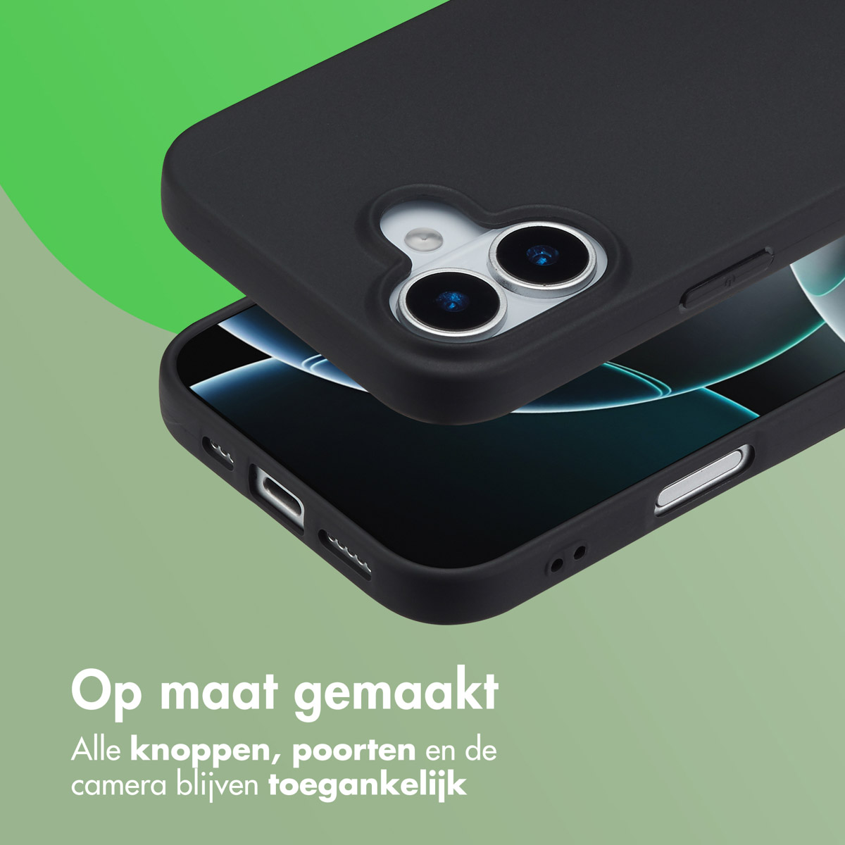 Une coque de téléphone noire, avec un téléphone partiellement inséré. La coque est ouverte, montrant l'appareil photo et les boutons accessibles.