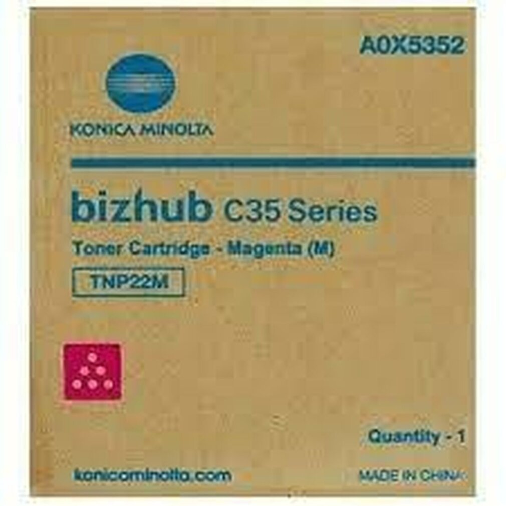 Scatola cartuccia toner Konica Minolta bizhub C35 Series Magenta (M).