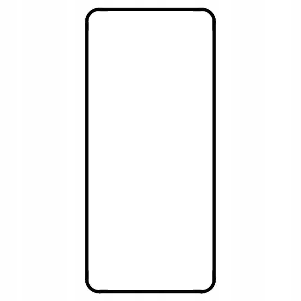 Prostokątny ochraniacz ekranu. Ochraniacz jest przezroczysty, z czarnymi obramowaniami.