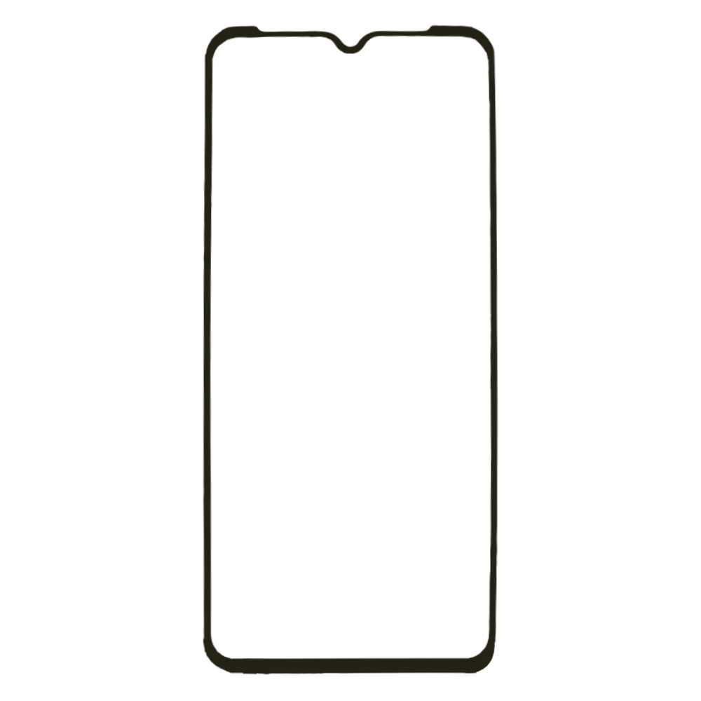 Przezroczysta szklana osłona ekranu z zakrzywioną górą i wycięciem na przedni aparat.