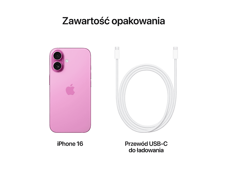APPLE iPhone 16 iPhone 16 128 GB Pink Dual SIM | MediaMarkt