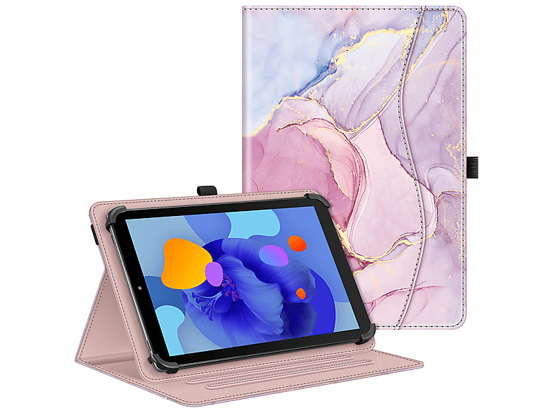 Tablet Hülle Für TABWEE W90 / T90 – PU Leder, Klappständer, Mit Handschlaufe Und Magnetverschluss