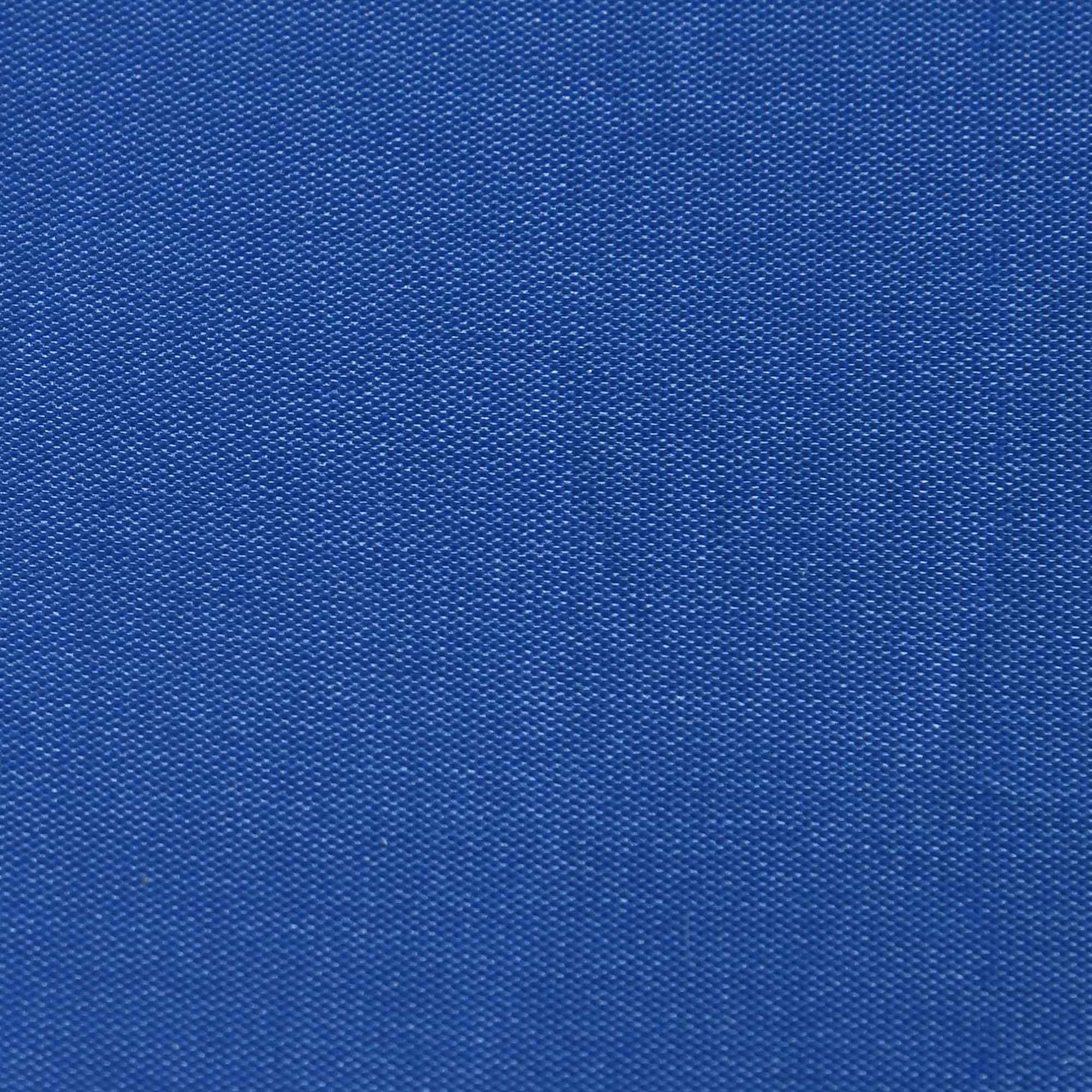 Eine Nahaufnahme eines blauen, strukturierten Stoffes. Die Textur besteht aus kleinen, verbundenen, erhabenen Punkten.