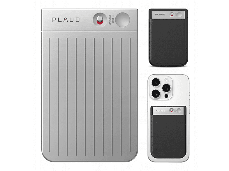 Support Magnétique TUDIA Pour Enregistreur Vocal PLAUD Note AI - Étui De Protection Fin En Polycarbonate, Fixation Puissante