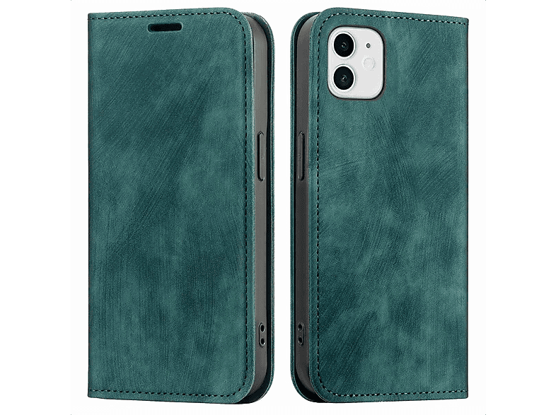 IMOSHION Slim Bookcase, Bookcover, Apple, iPhone 11, Grün | MediaMarkt