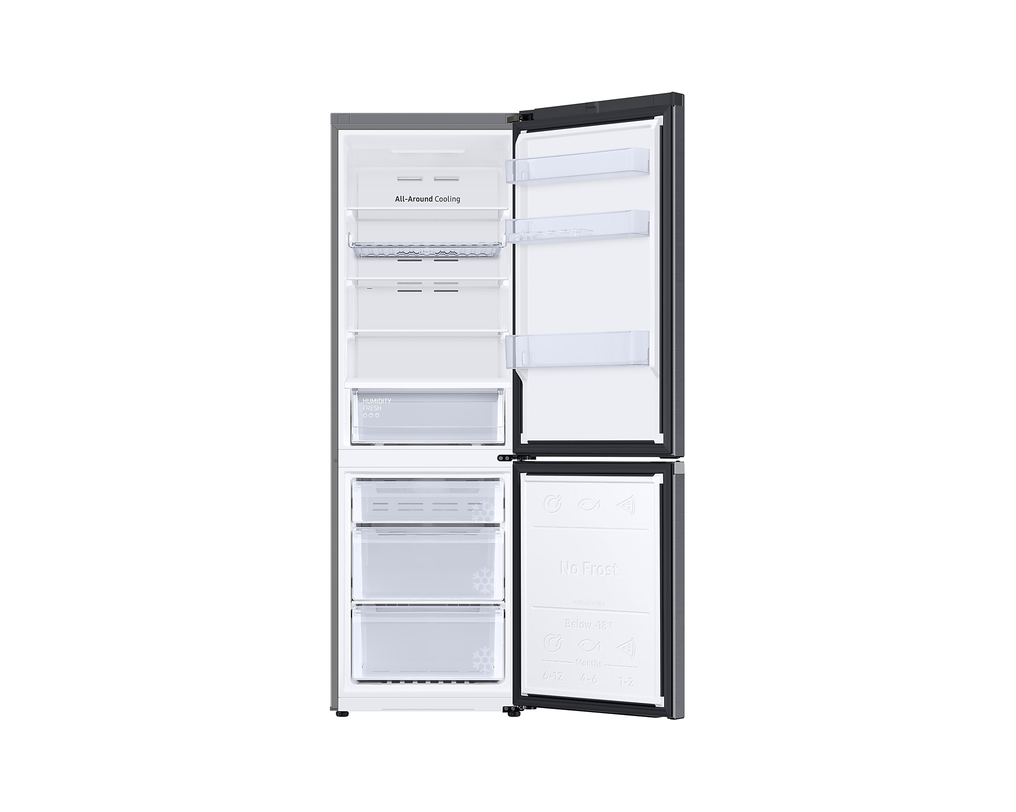 Karta informacyjna produktu dla lodówki Samsung RB41R7839S9. Karta zawiera szczegółowe informacje na temat efektywności.