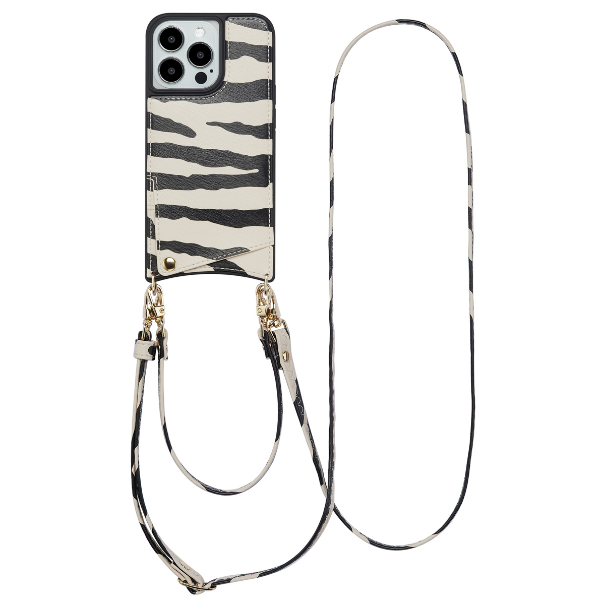 SELENCIA Nova Backcover met koord en pashouder, Backcover, Apple ...
