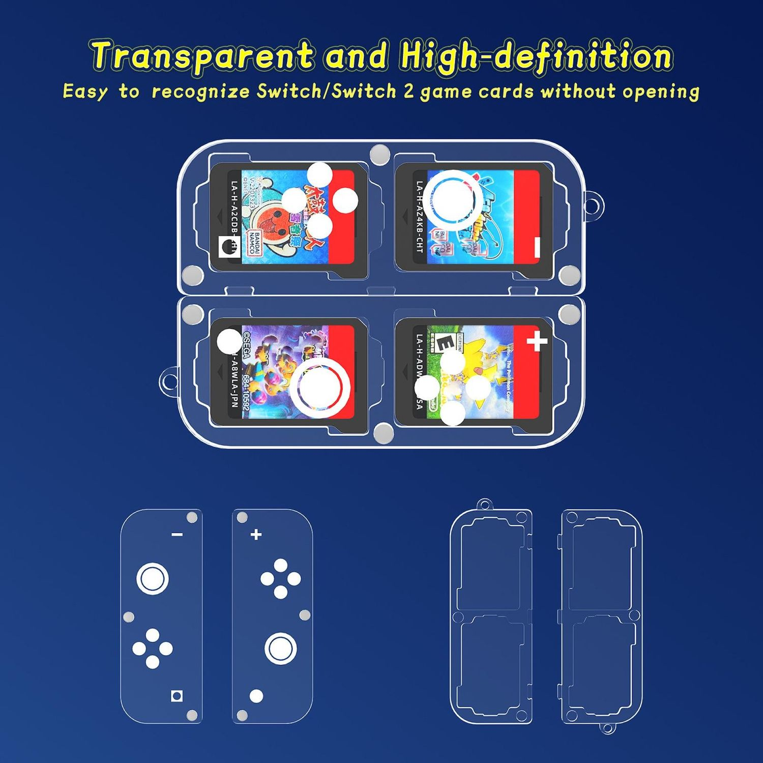 WIGENTO Tragbare Spielkarten Box Aufbewahrung, Full Cover, Nintendo, Switch  2, Transparent | MediaMarkt