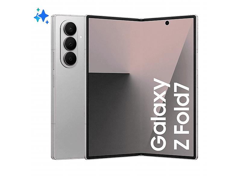 SAMSUNG Galaxy Z Fold7, Gris Plata, Móvil Android, 512 GB, 12 GB