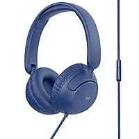 MediaMarkt IMOSHION Bedrade Kinderkoptelefoon met AUX kabel en Decibelbegrenzer - Koptelefoon Blauw aanbieding