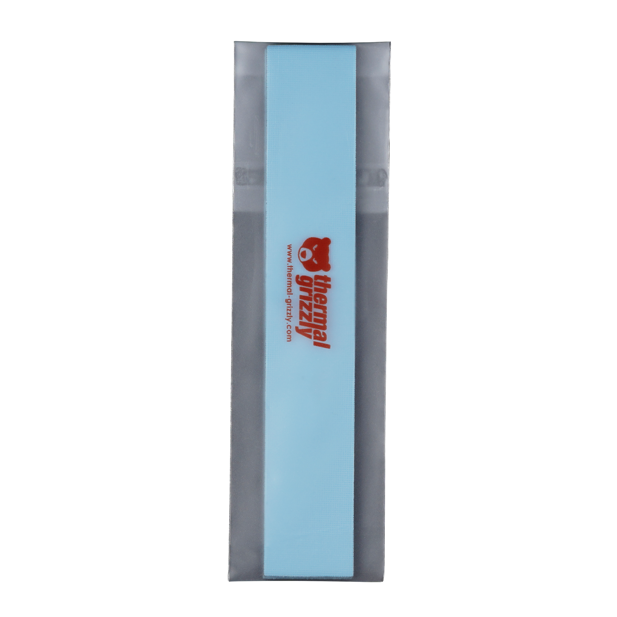 Thermal Grizzly Wärmeleitpad-Verpackung mit Markenlogo und Website-Adresse.