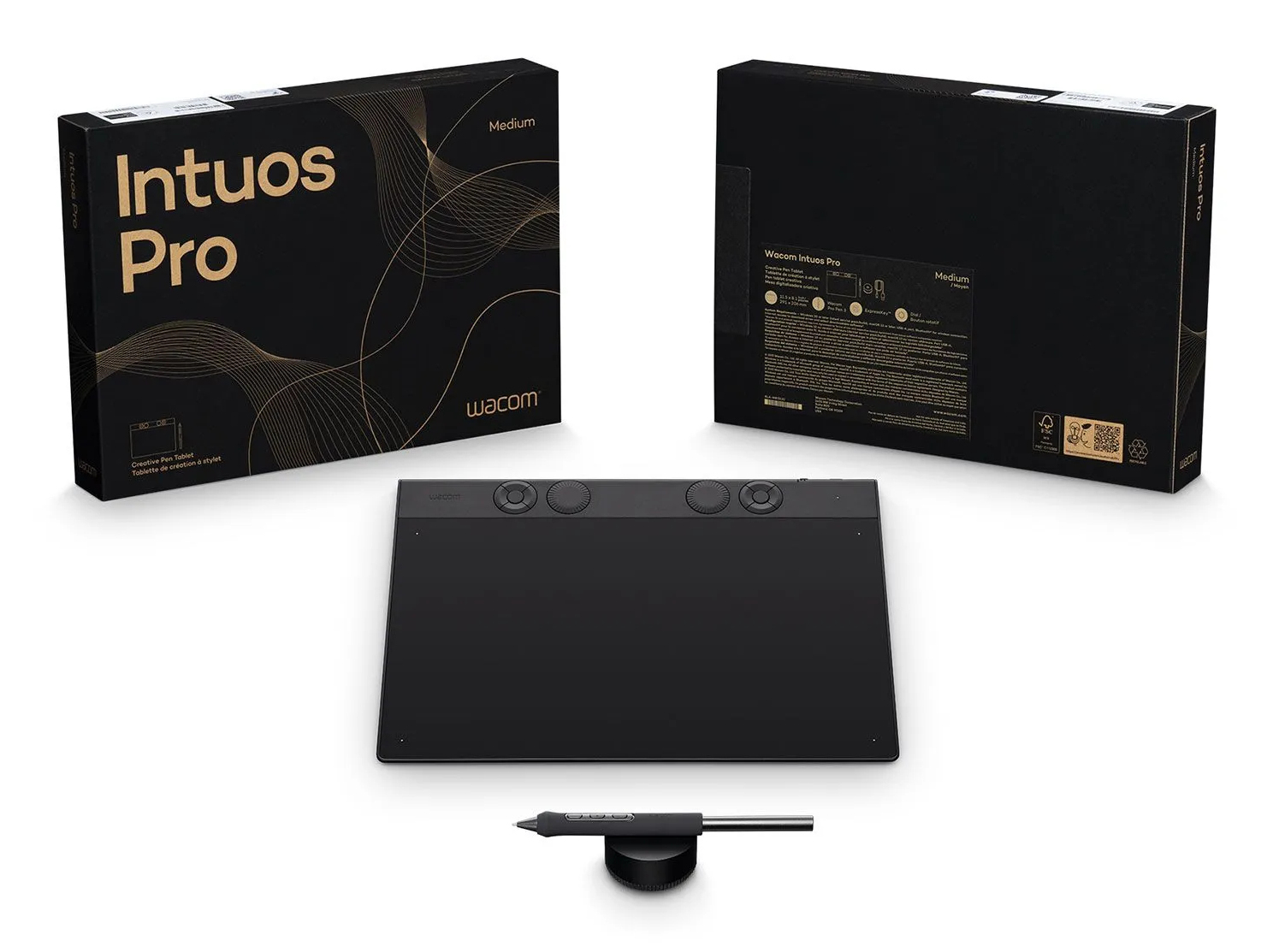 WACOM Wacom Intuos Pro Medium – 2025 Tekentablets Zwart | MediaMarkt