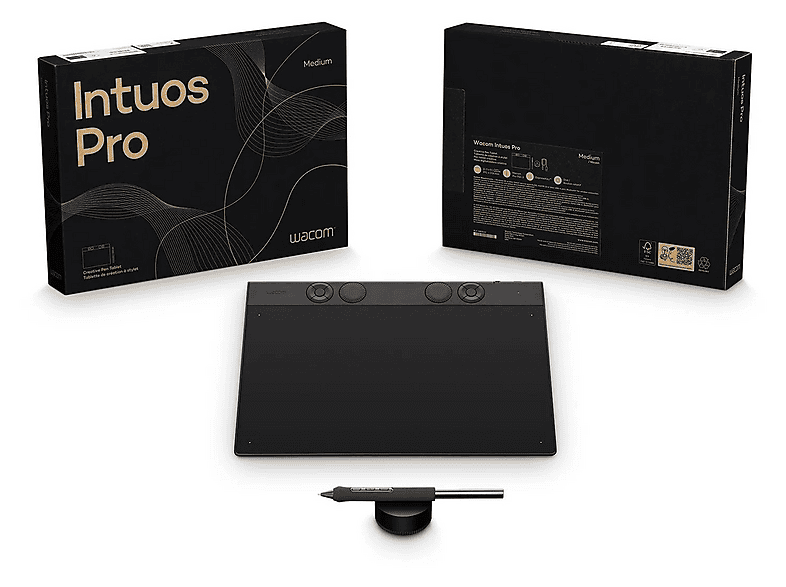りょうWacom Intuos Pro (2025年2月購入) Tableta gráfica | WACOM Wacom Intuos Pro Medium – 2025, Lápiz