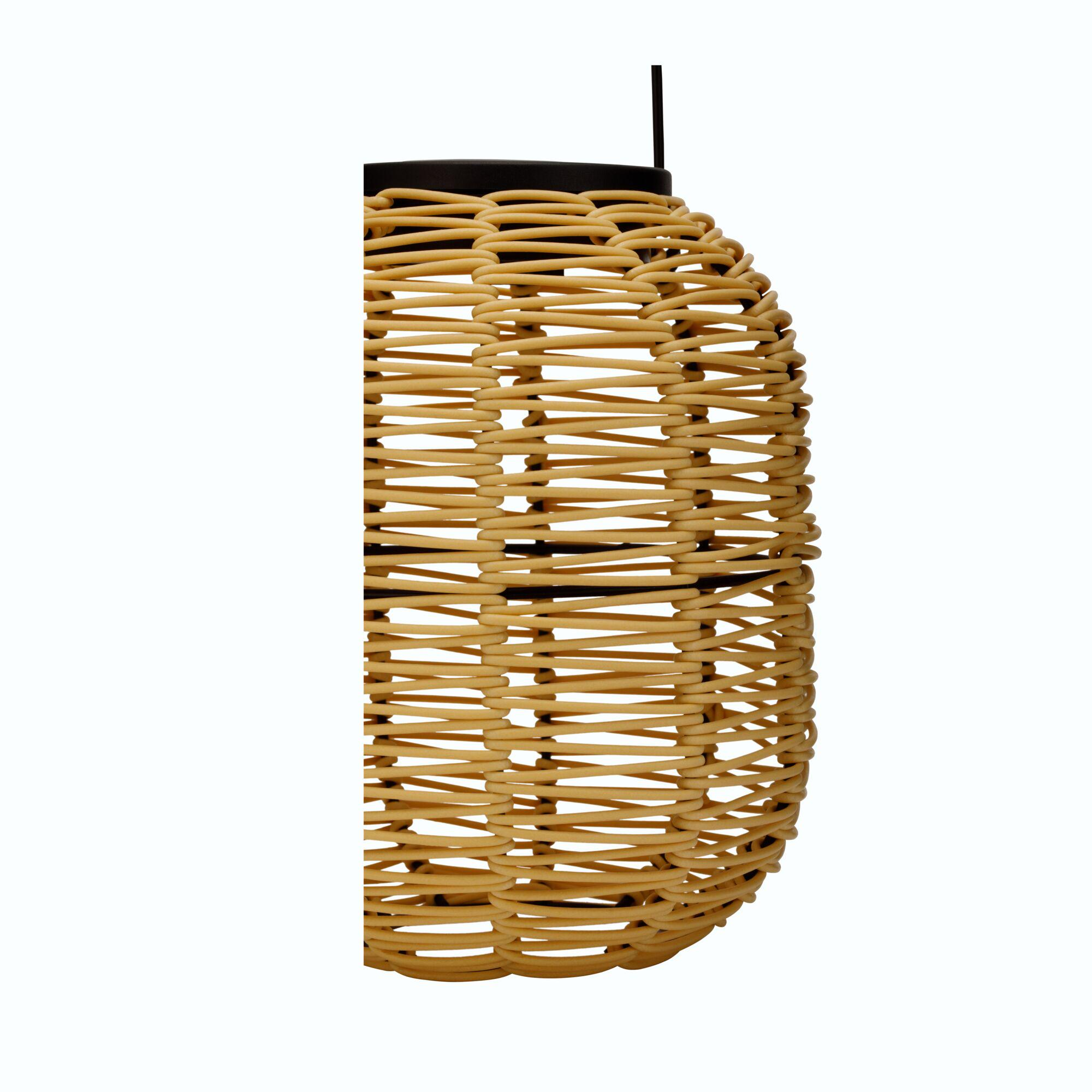 Tkany klosz z czarnym wierzchem, beżowym i białym tłem.