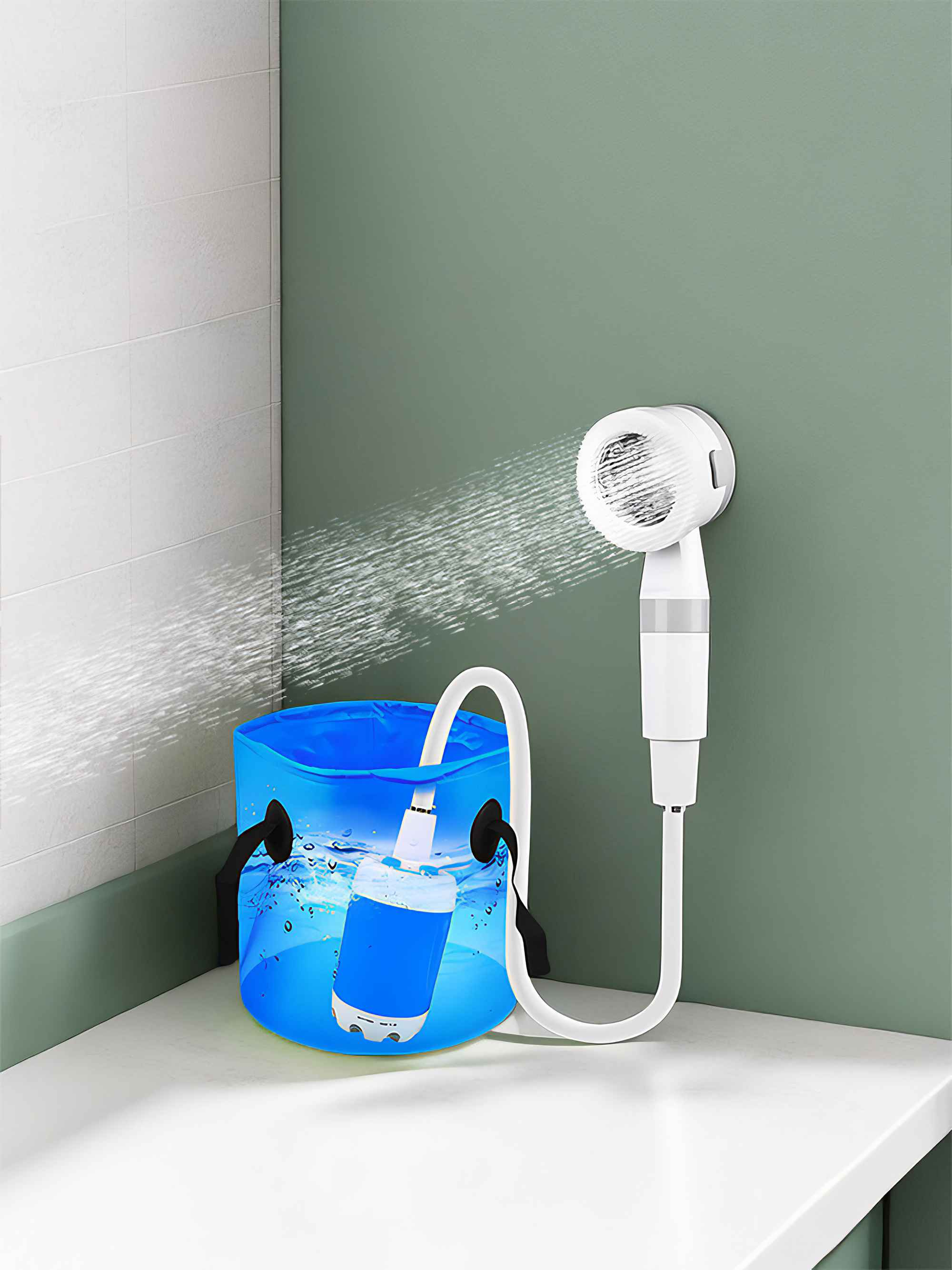 UWOT Akku Pumpe 5000mAh 5L/min USB Camping-Dusche | MediaMarkt