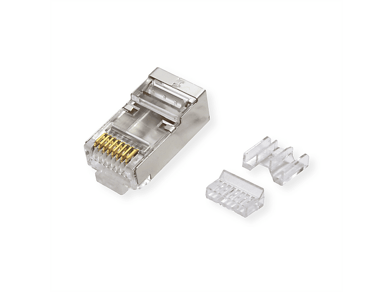 ROLINE Modular Plug geschirmt Kat.6A (Class EA) RJ-45 Modular Stecker ...