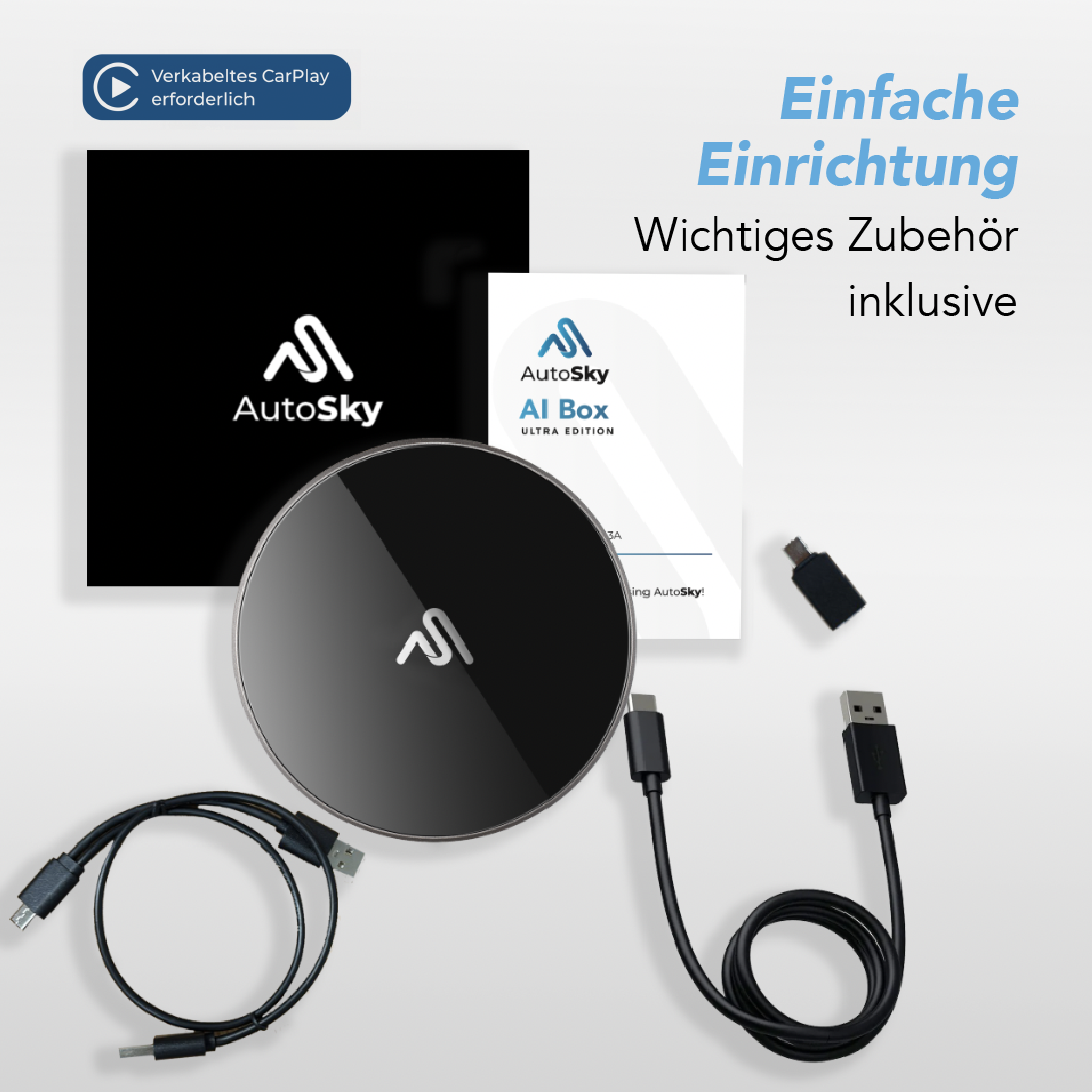 Ein schwarzes kreisförmiges Gerät mit Kabeln und einer Box mit Text.