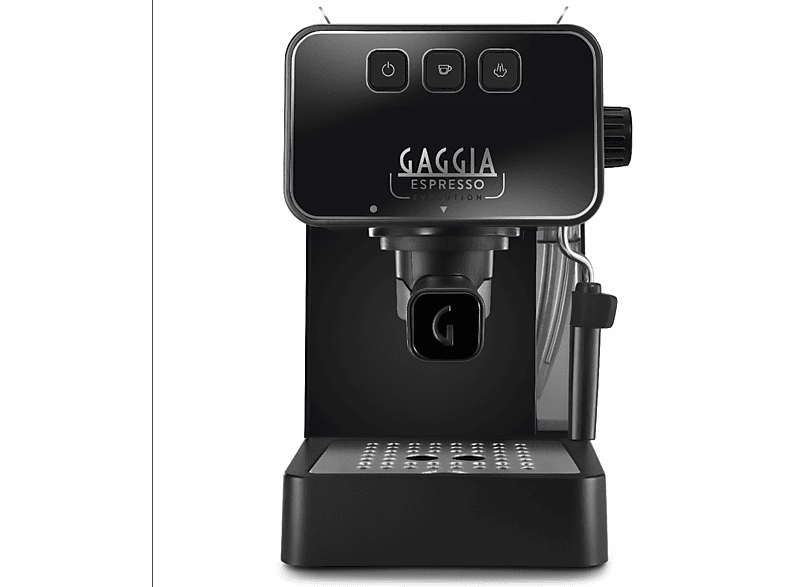 GAGGIA EG2115 EVOLUTION CREMA + 36 ESE PADS Siebträgermaschine schwarz