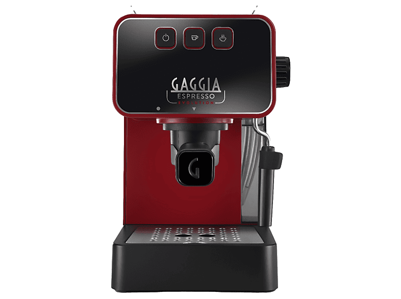 GAGGIA EG2115/03 EVOLUTION CREMA + 36ESE PADS Siebträgermaschine Rot