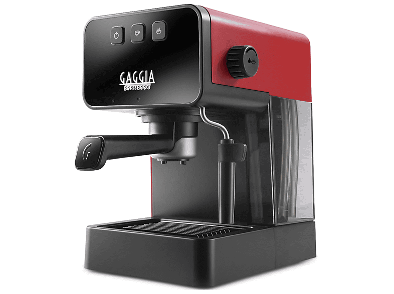 GAGGIA EG2111 ESPRESSO STYLE CREMA + 18 ESE PADS Siebträgermaschine Rot
