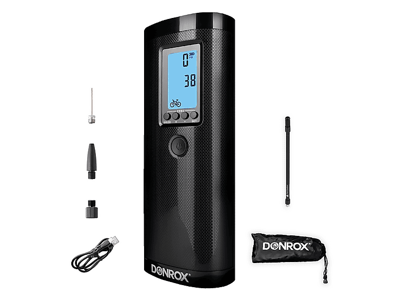 Donrox Ride F511 Draagbare Compressor Bandenpomp Onderdelenpakket Luchtcompressor Oplaadbaar Fiets Tot Auto Elektrische Fietspomp