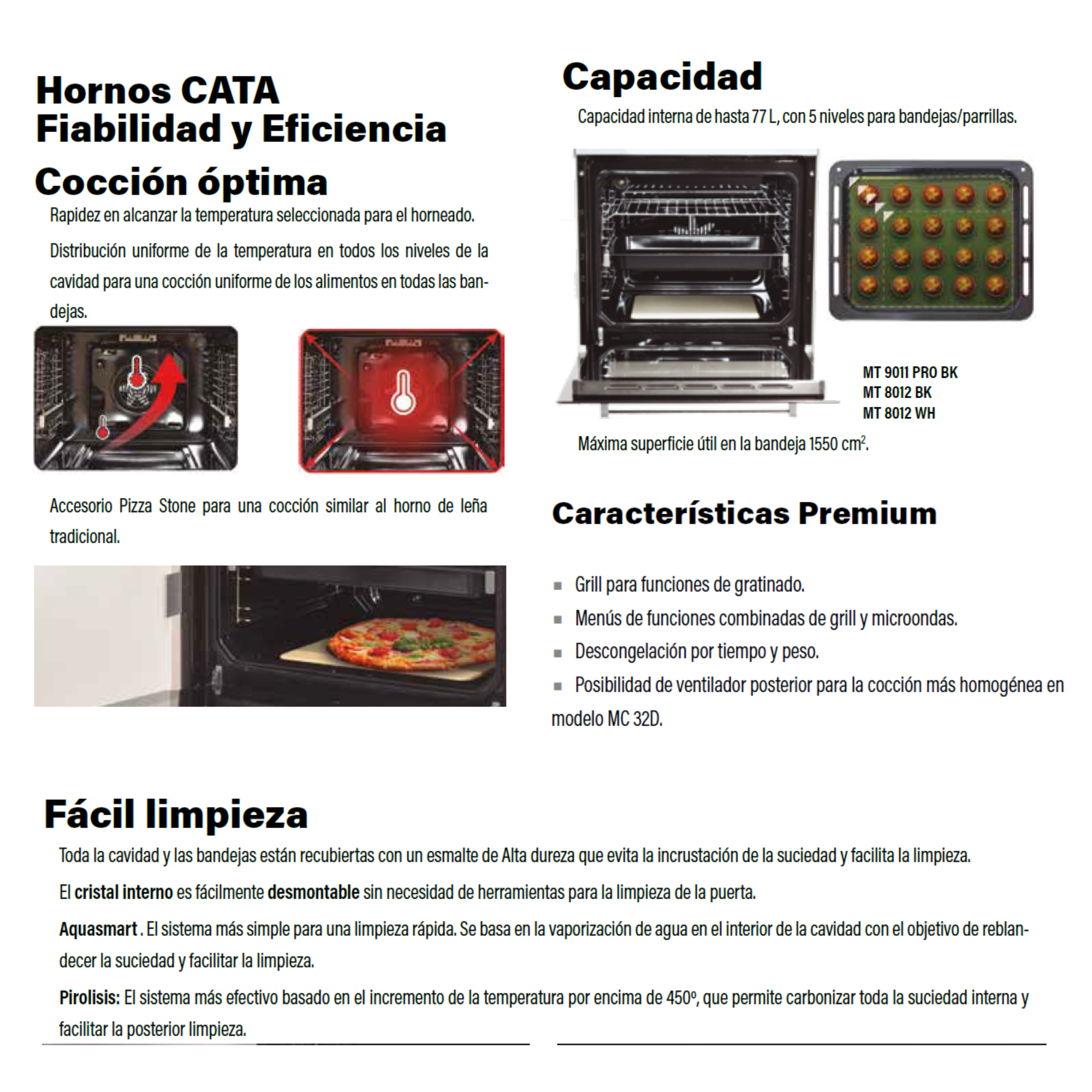 Interior de cocina con horno blanco moderno y encimera de mármol.
