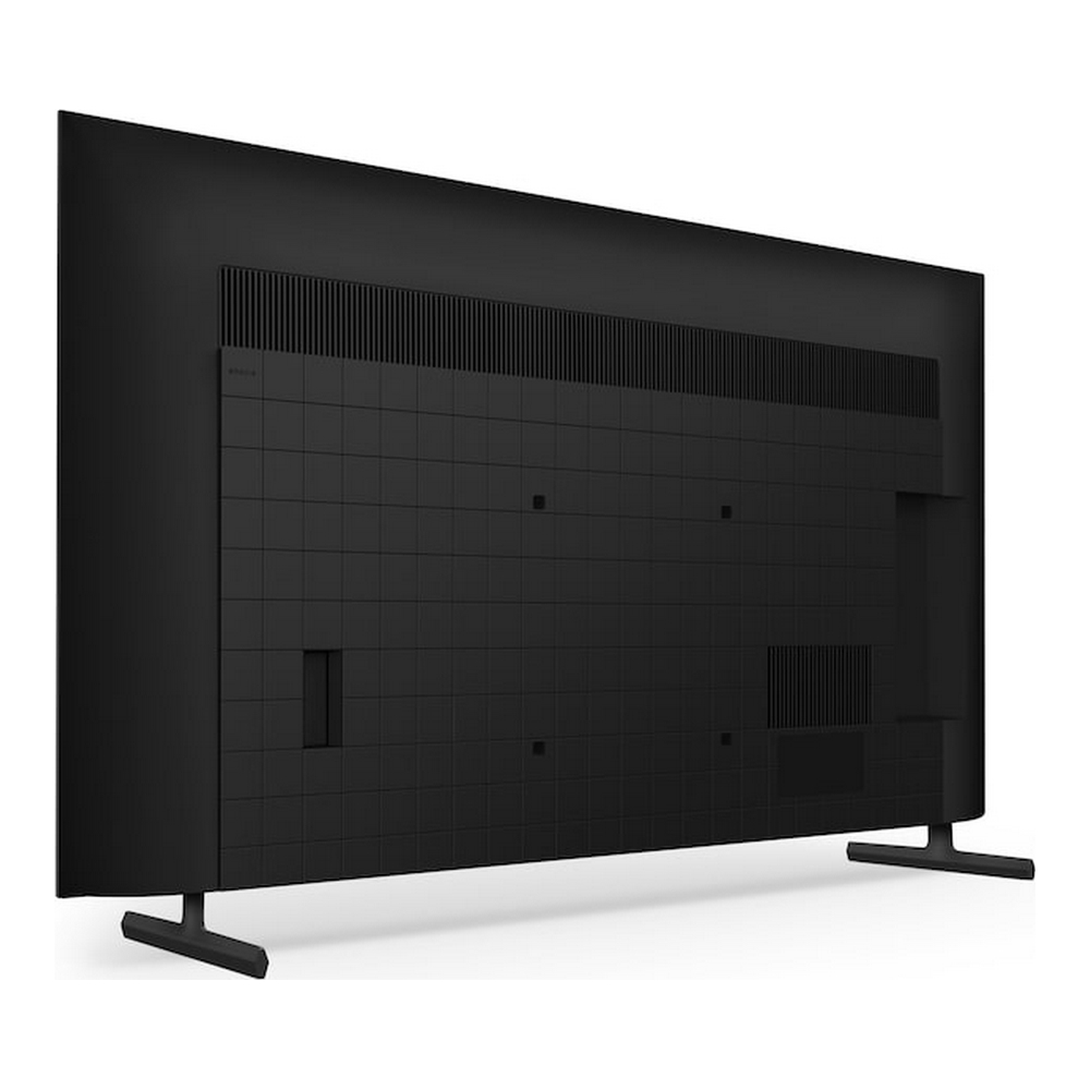 Tył czarnego telewizora Sony. Telewizor ma wzór kratki z tyłu.