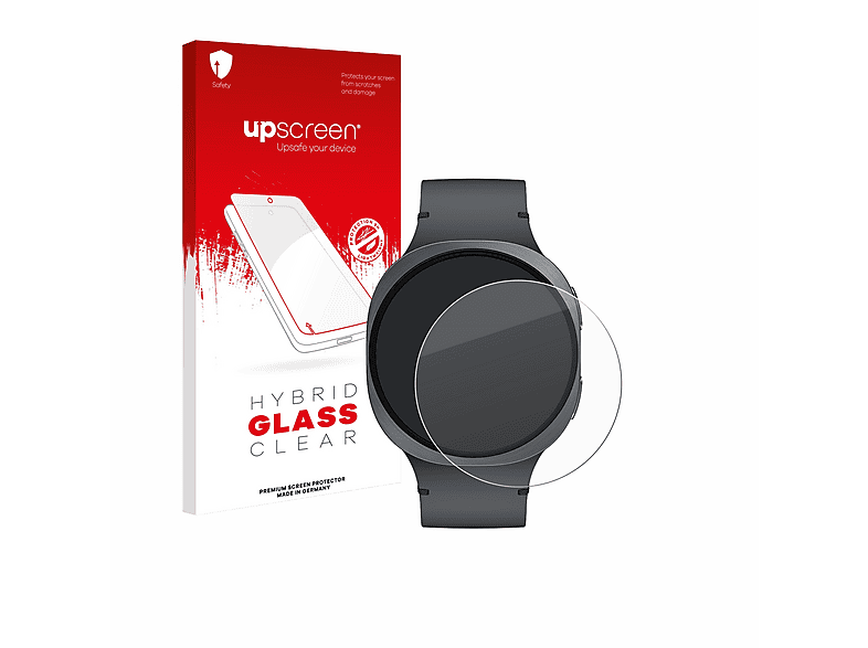 UPSCREEN Schutzglas Panzer Folie Glas klar Schutzfolie (für Samsung Galaxy Watch 8 (44 mm))