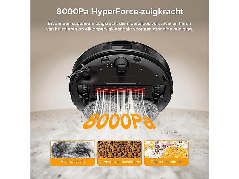 Roborock® QV 35A Zwart – Robotstofzuiger met dweilfunctie – Review