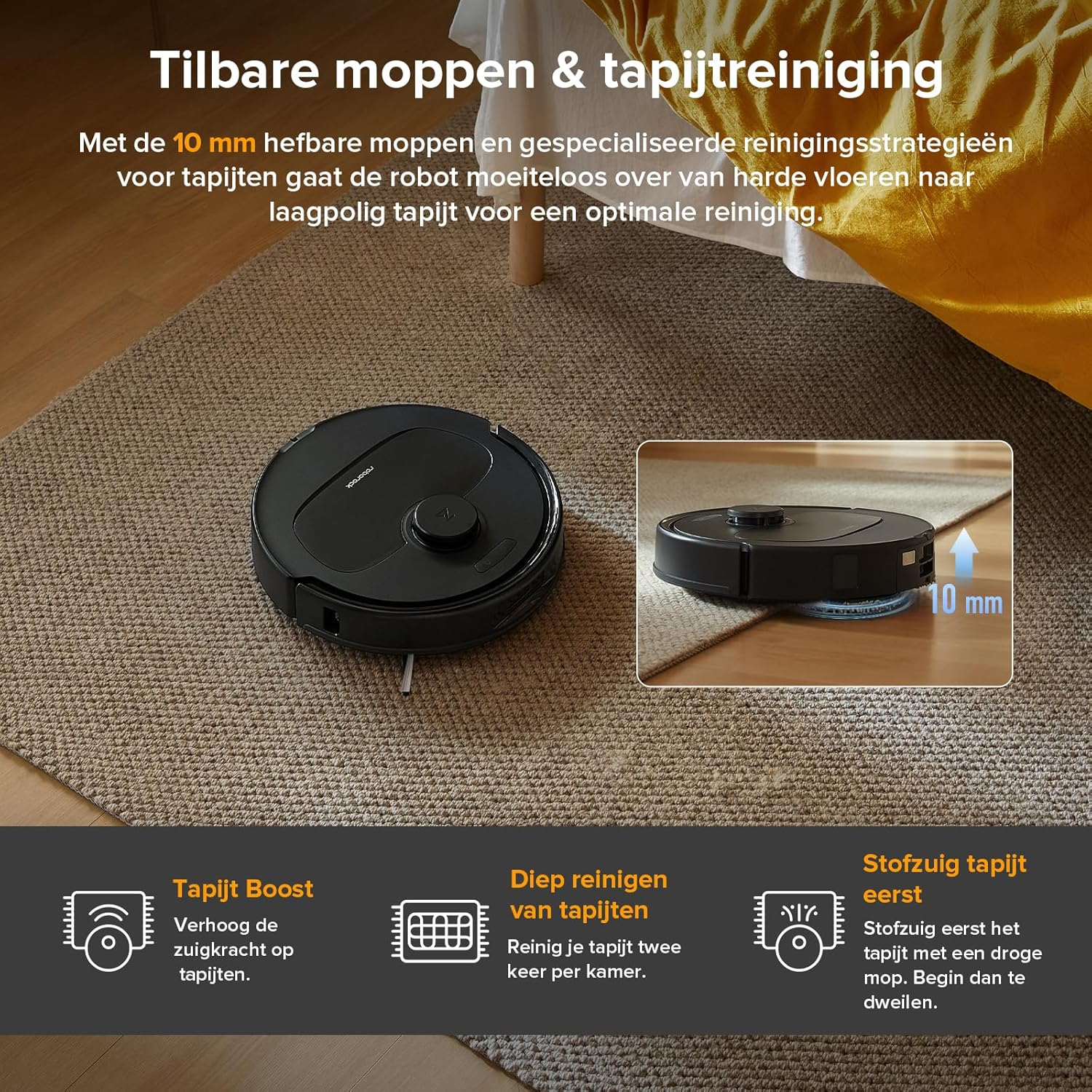 Accessoires Vervangende Kit Compatibel Met De Voor QV 35A 35S Robotstofzuiger Hoofdborstelrol Hepa Filters~p201225836