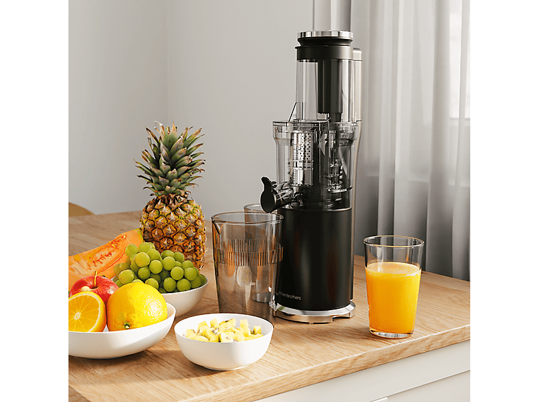 KITCHENBROTHERS KB4147- Slow juicer | 750ml Slowjuicer Zwart