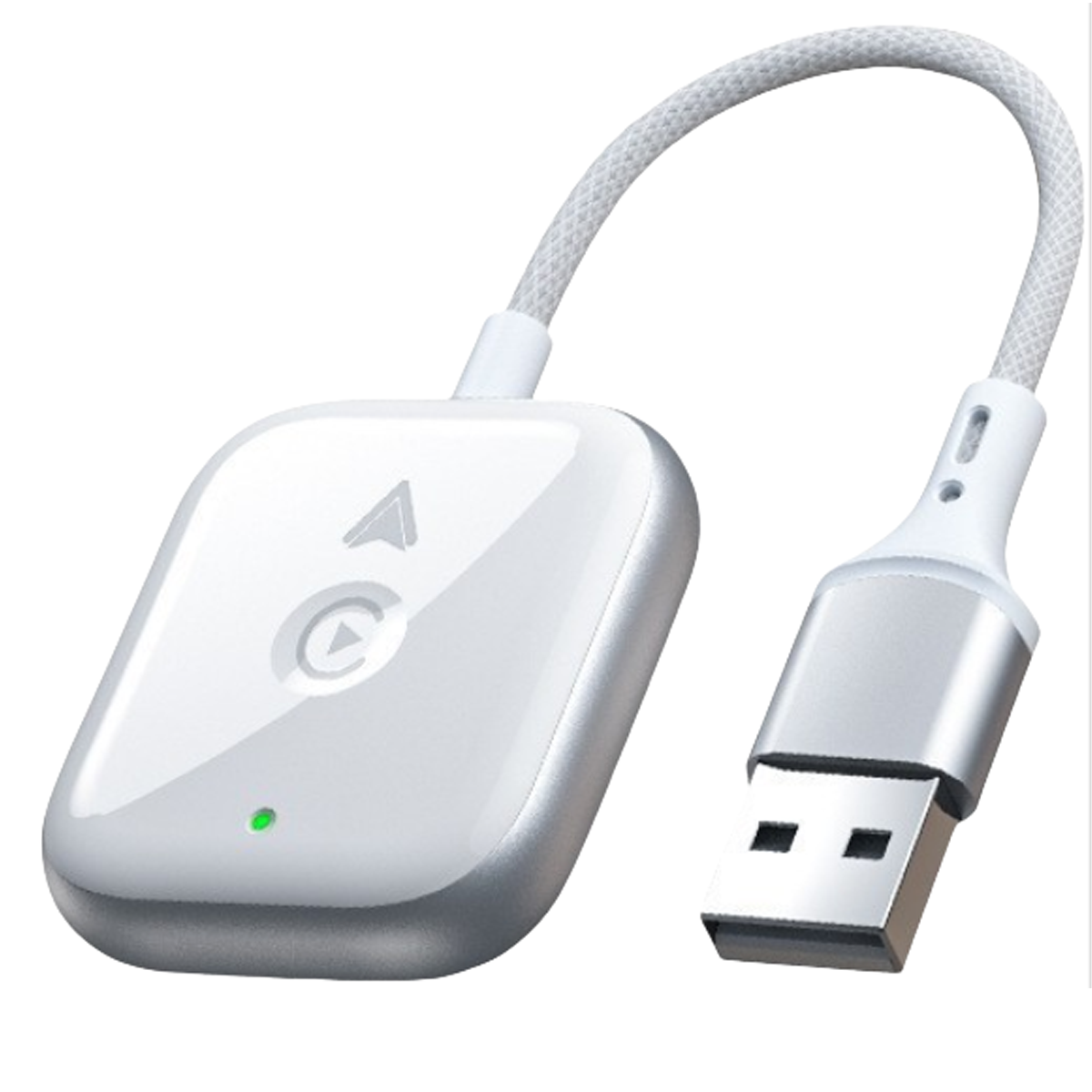 carplay Wireless Adapter U2C-AIR 3.0 für iOS 10 iPhones, nicht kompatibel mit Android Auto, wandelt Wired CarPlay über 5GHz WiFi, USB C/A, Schwarz