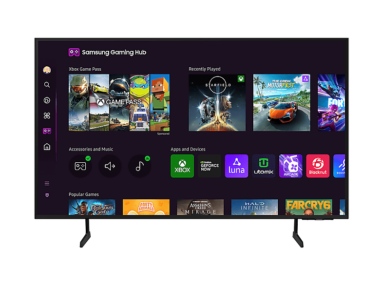 SAMSUNG DU7105 TU43DU7105K Fernseher (Flat, 43 Zoll / 109,22 cm, UHD 4K, SMART TV)