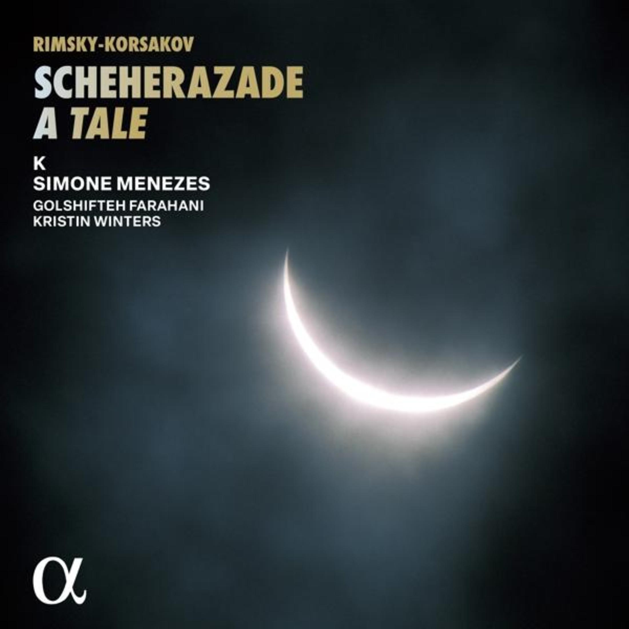 Copertina dell'album con una luna crescente, testo del titolo e nomi degli artisti. Sfondo scuro.