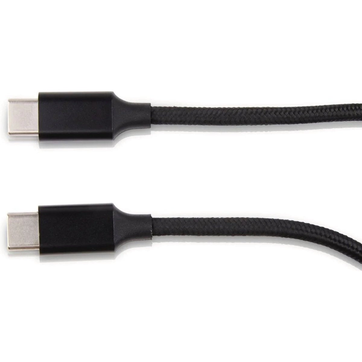 Two black USB-C cables side by side.