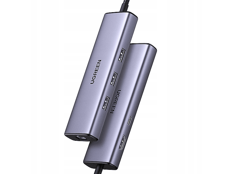 UGREEN USB-C-Hub Ethernet Gigabit HDMI 4K PD 100 W 7 in 1 Dock Station Adapter USB C SD-Kartenleser kompatibel mit iPhone 15 Galaxy S24 Ultra MacBook Air Pro M2 M1 iPad Pro