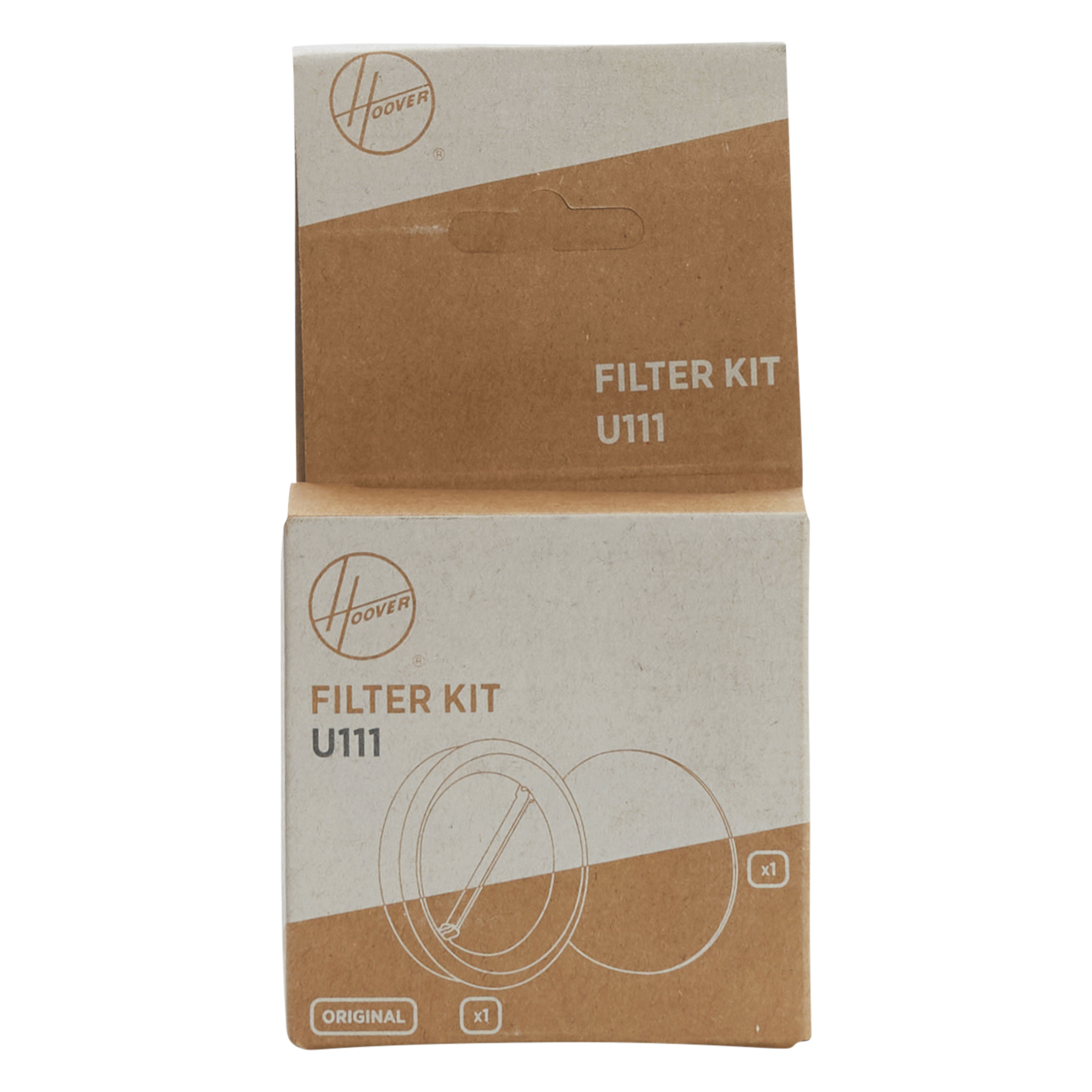 Zwei Kartons eines Filter-Kits auf weißem Hintergrund.