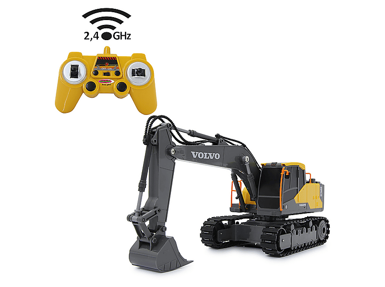 Pelle Télécommandée Jamara VOLVO EC160E - Échelle 1/16 - Jouet Radiocommandé